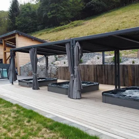 La Ferme de Rochesson, Jacuzzis privatif&Piscine commune Esterno foto